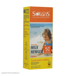 لوسیون ضد آفتاب آردن سولاریس مدل MILK NEWGEN حجم 100 میلی لیتر