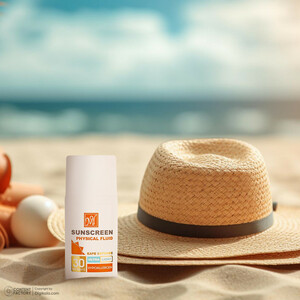 فلوئید ضدآفتاب بی‌رنگ مای +SPF30 مدل Physicall مناسب انوع پوست، حجم 50 میلی‌لیتر