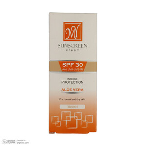 کرم ضدآفتاب رنگی مای مدل SPF30، مناسب پوست‌های خشک و معمولی، حجم 50 میلی‌لیتر