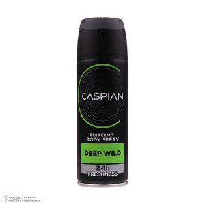 اسپری دئودورانت بدن مردانه کاسپین مدل DEEP WILD حجم 150 میلی لیتر