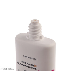 فلوئید ضد آفتاب رنگی ویتالیر spf50 مدل Sensivit محافظ UVA،UVB مناسب انواع پوست حجم 50 میلی لیتر