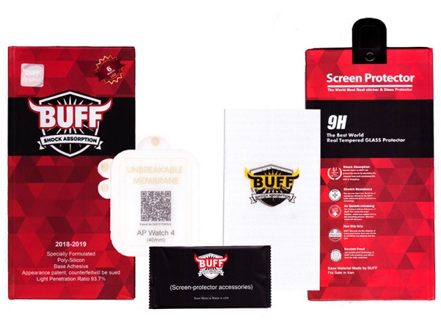 محافظ صفحه نمایش بوف مدل Hydrogel مناسب برای ساعت هوشمند اپل واچ 40mm