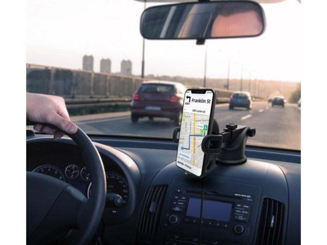 پایه نگهدارنده و شارژ وایرلس گوشی موبایل راو پاور مدل RP-SH010 Wireless Charging Car Holder