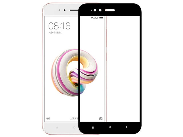 محافظ صفحه نمايش تمام چسب مدل Full Cover مناسب برای گوشی موبايل شیائومی Mi 5X