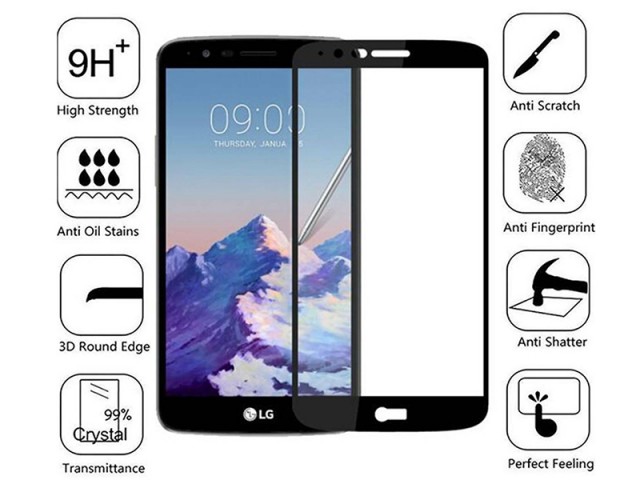 محافظ صفحه نمايش تمام چسب مناسب برای گوشی موبايل ال جی Stylus 3