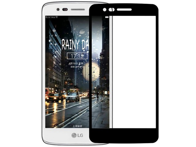 محافظ صفحه نمايش تمام چسب مناسب برای گوشی موبايل ال جی K8 2017