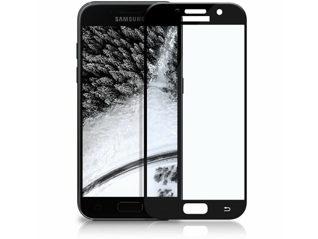 محافظ صفحه نمايش تمام چسب مدل Full Glass مناسب برای گوشی موبايل سامسونگ A7 2016