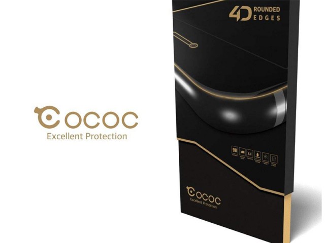 محافظ صفحه نمايش تمام چسب کوکوک مدل 4D Rounded Edges مناسب برای گوشی موبايل سامسونگ A3 2017