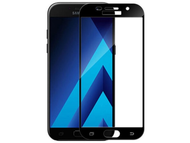 محافظ صفحه نمايش تمام چسب مناسب برای گوشی موبايل سامسونگ A7 2017