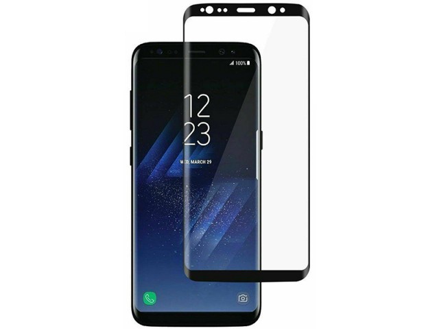 محافظ صفحه نمايش تمام چسب ایکس او مدل Tempered Glass مناسب برای گوشی موبايل سامسونگ S9 Plus