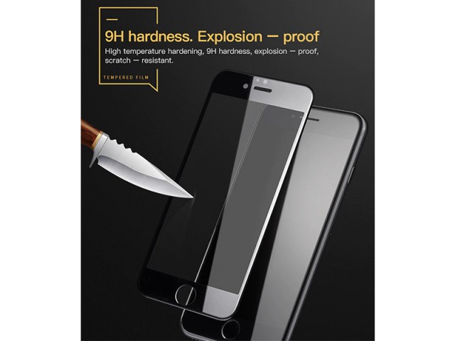 محافظ صفحه نمايش تمام چسب کوکوک مدل 4D Rounded Edges مناسب برای گوشی موبايل آیفون 6
