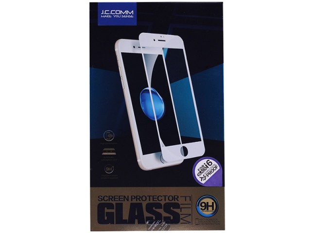 محافظ صفحه نمایش تمام چسب جی سی کام مناسب برای گوشی موبایل آیفون 6