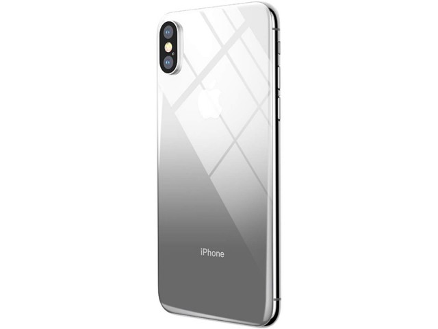 گلس پشت گوشی بیسوس مدل Coloring Tempered Glass Retral Film مناسب برای گوشی موبایل آیفون X