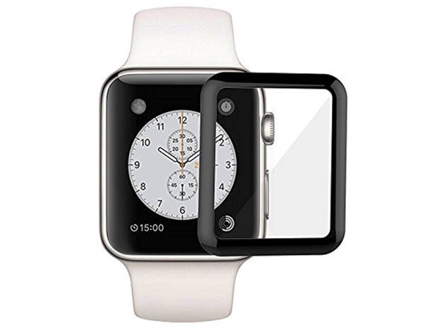 محافظ صفحه نمایش تمام چسب مدل Tempered Glass مناسب برای ساعت هوشمند اپل واچ 42mm