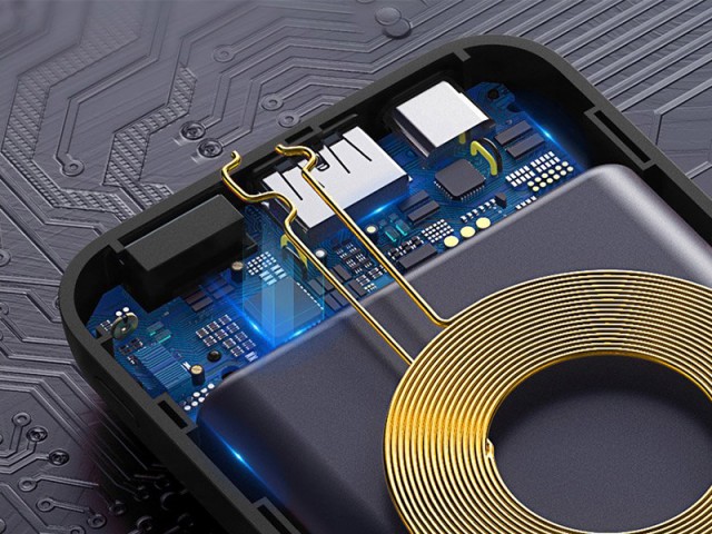 پاور بانک 10000 میلی آمپر وایرلس بیسوس مدل Mini S Bracket Wireless Charger