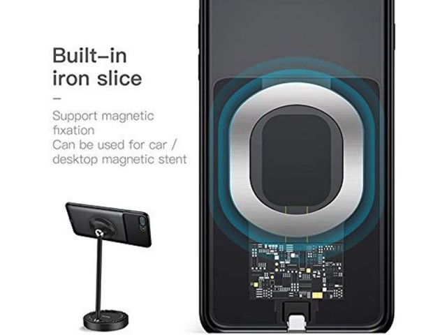 کاور گیرنده شارژ بی سیم بیسوس مدل Wireless Charger Receiver Case مناسب برای گوشی موبایل آیفون 7