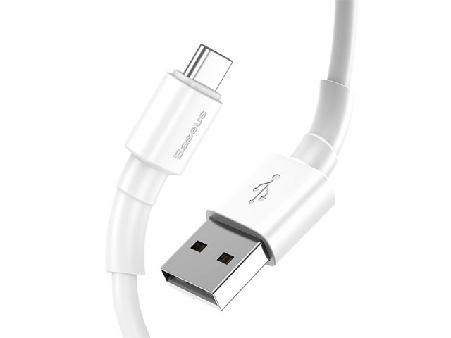 کابل شارژ و انتقال داده تایپ سی بیسوس مدل Mini White