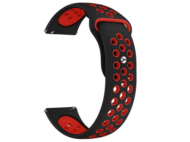 بند سیلیکونی طرح Nike مناسب برای ساعت سامسونگ Galaxy Watch 46mm