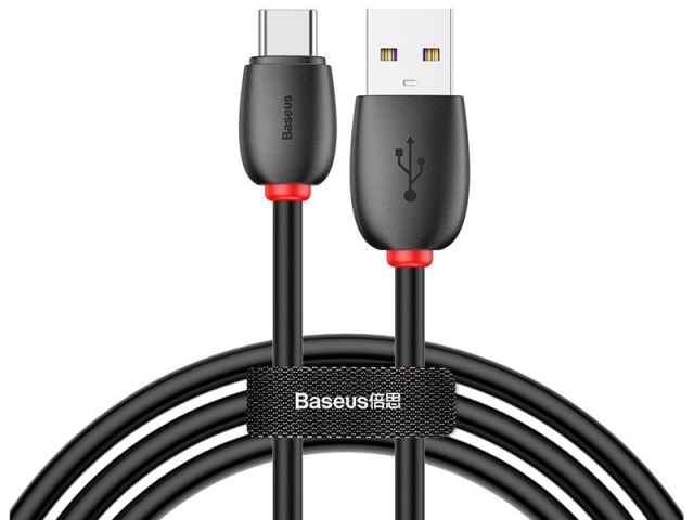 کابل Type-C سوپر شارژ بیسوس مدل Purple Ring Huaewi Flash Charge Cable