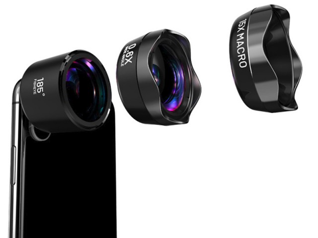 لنز کلیپسی موبایل لی کیو آی مدل LQ-183 (پک 3 عددی)