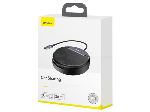 ایستگاه شارژ چند کاره بیسوس مدل Car Sharing Charging Station مناسب برای خودرو بهمراه کابل سه سر