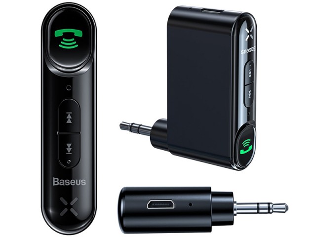 گیرنده بلوتوث صدا بیسوس مدل Type 7 AUX Car Wireless Receiver WXQY-01