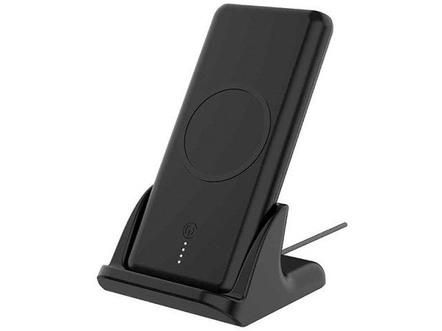 پاور بانک 10000 میلی آمپر وایرلس دو کاره پاورولوژی مدل 2in1 Fast-wireless Power Bank
