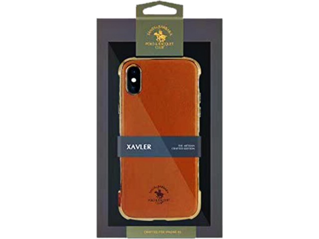 کاور چرمی سانتا باربارا پولو مدل Xavier مناسب برای گوشی موبایل آیفون X/Xs