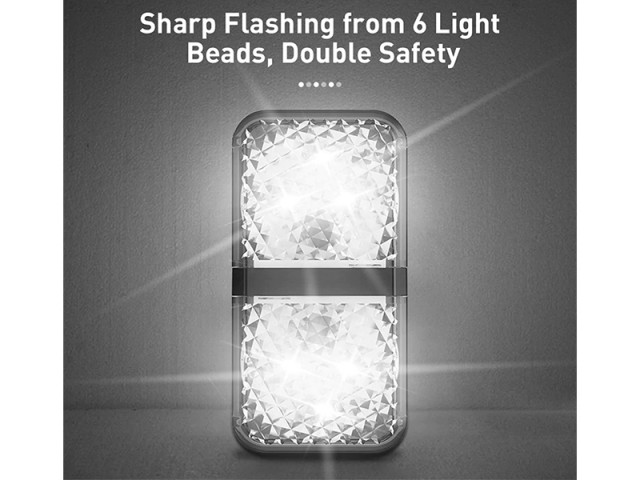 چراغ هشدار دهنده درب خودرو بیسوس مدل Door open warning light بسته دو عددی