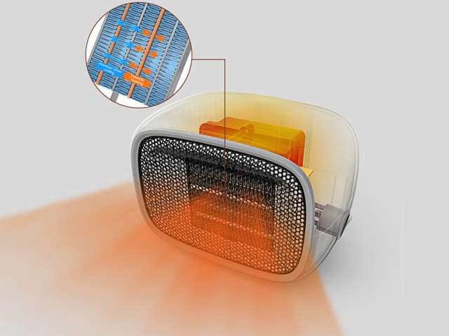 هیتر برقی بیسوس مدل Warm Little White Fan Heater