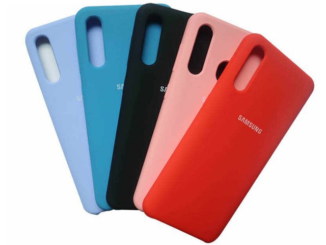 کاور سیلیکونی مدل Silky and Soft touch finish مناسب برای گوشی موبایل سامسونگ A70