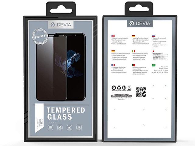 محافظ صفحه نمايش دیویا مدل Privacy مناسب برای گوشی موبایل اپل iPhone 11 Pro Max/XS Max