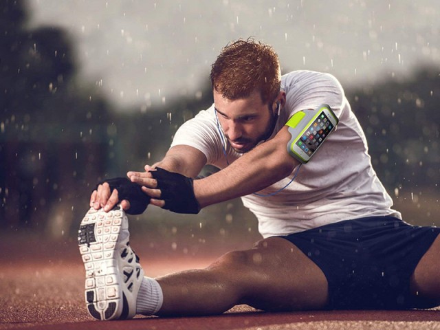بازوبند ورزشی نگهدارنده گوشی هویت مدل HV-SA010 Sport Armband