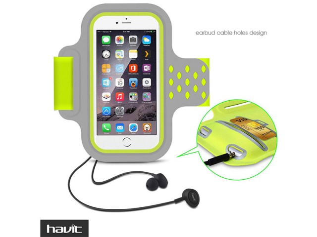 بازوبند ورزشی نگهدارنده گوشی هویت مدل HV-SA010 Sport Armband