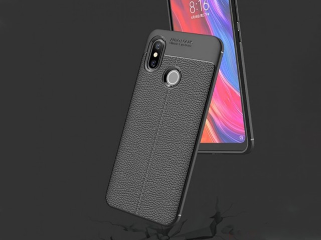 کاور طرح چرم Auto focus مناسب برای گوشی موبایل شیائومی Mi 8