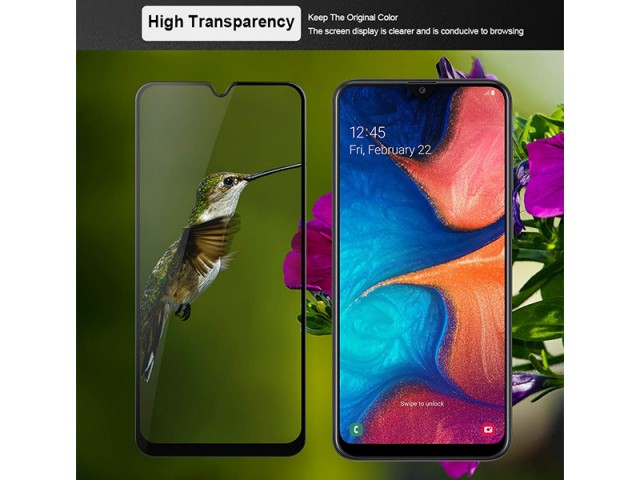 محافظ صفحه نمايش تمام چسب مناسب برای گوشی موبايل سامسونگ A20s