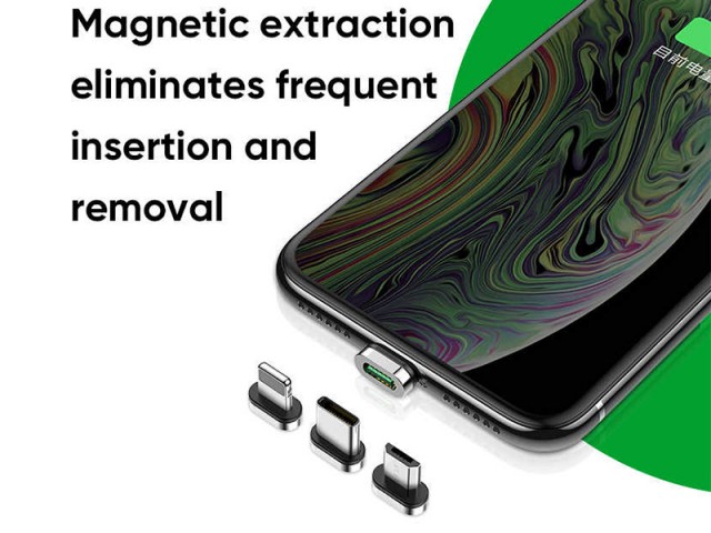 کابل مگنتی سه کاره جویروم مدل S-M408 Magnetic Series