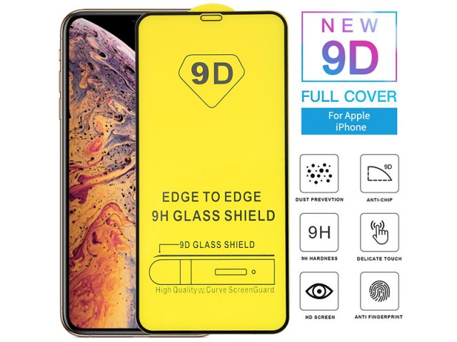 محافظ صفحه نمايش مدل 9D مناسب برای گوشی موبايل iPhone 11/XR