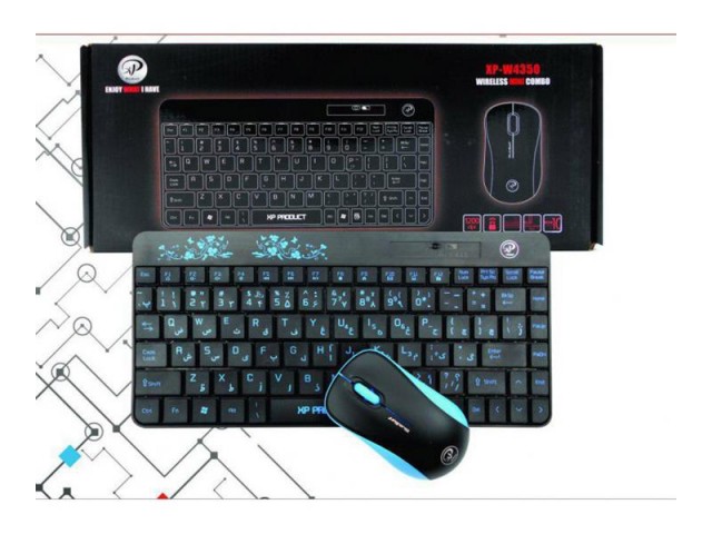 کیبورد و ماوس بی سیم ایکس پی پروداکت مدل XP W4350