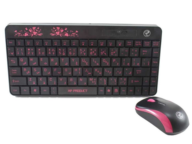 کیبورد و ماوس بی سیم ایکس پی پروداکت مدل XP W4350