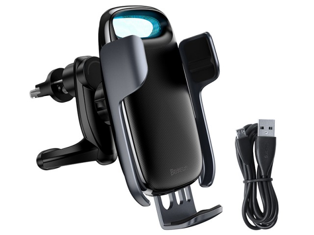 پایه نگهدارنده و شارژر وایرلس گوشی موبایل بیسوس مدل Milky Way Electric