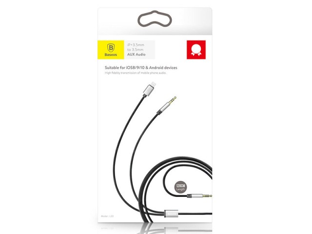 کابل تبدیل لایتنینگ به AUX بیسوس مدل L33