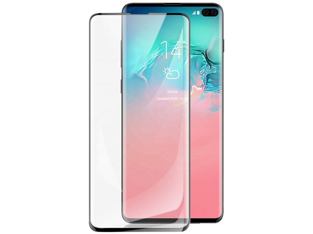 محافظ صفحه نمایش گرین مدل 3D Curved Hot Benoing Glass مناسب برای گوشی موبایل سامسونگ S10 پلاس