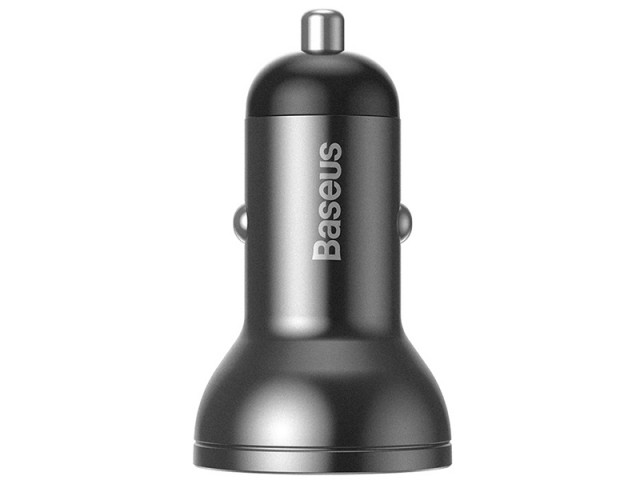 شارژر فندکی فست شارژ بیسوس مدل Digital Display Car Charger