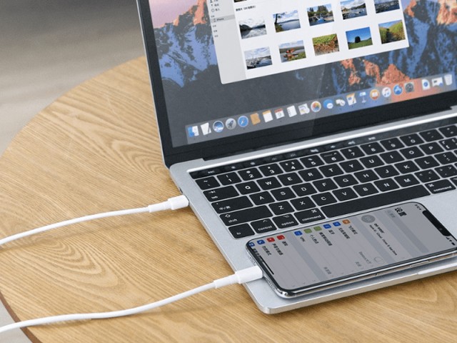 کابل تبدیل Type-C به Lightning بیسوس مدل Mini White