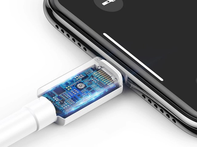 کابل تبدیل Type-C به Lightning بیسوس مدل Mini White