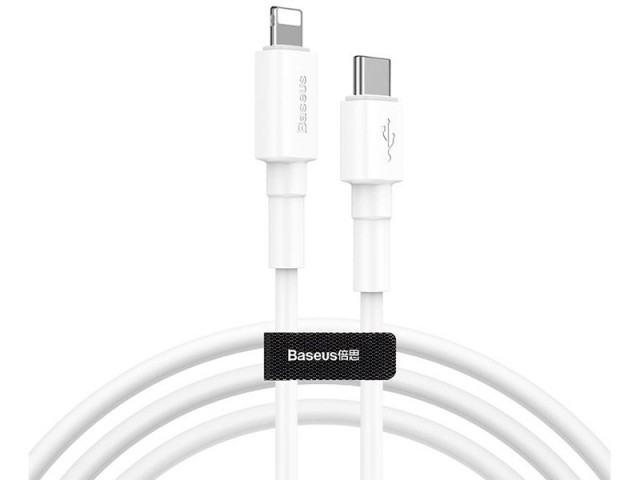 کابل تبدیل Type-C به Lightning بیسوس مدل Mini White