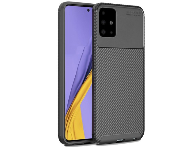 کاور طرح فیبر کربن Becation مناسب برای گوشی موبایل سامسونگ A51