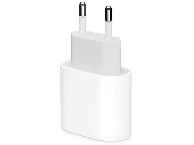 شارژر دیواری فست شارژ 18 وات اورجینال اپل مدل MU7V2ZM/A USB-C Power Adapter