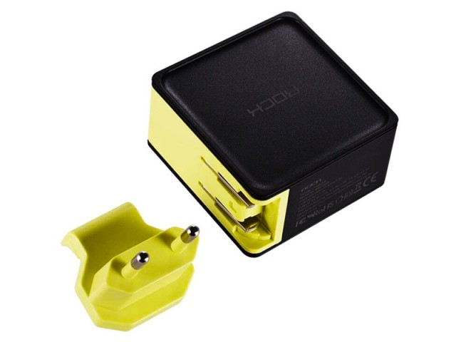 شارژر دیواری فست شارژ 30 وات راک مدل RWC0244 Sugar QC3.0 Travel Charger